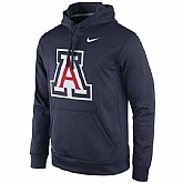 Men's Arizona Wildcats Nike Practice Performance Hoodie - Navy Blue,baseball caps,new era cap wholesale,wholesale hats